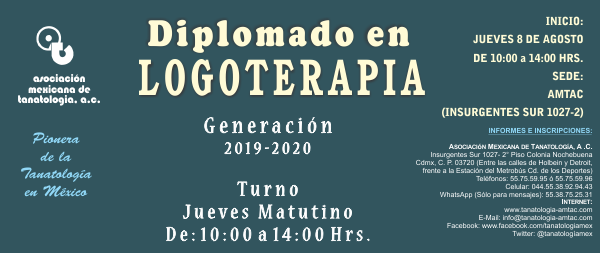 Diplomado en Logoterapia 2019 | Turno Jueves Matutino