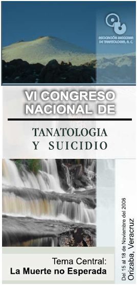 VI Congreso Nacional de Tanatología y Suicidio