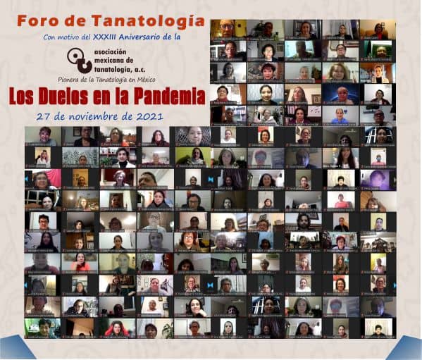 Foto de los asistentes al Foro de Tanatología 2021, XXXIII Aniversario