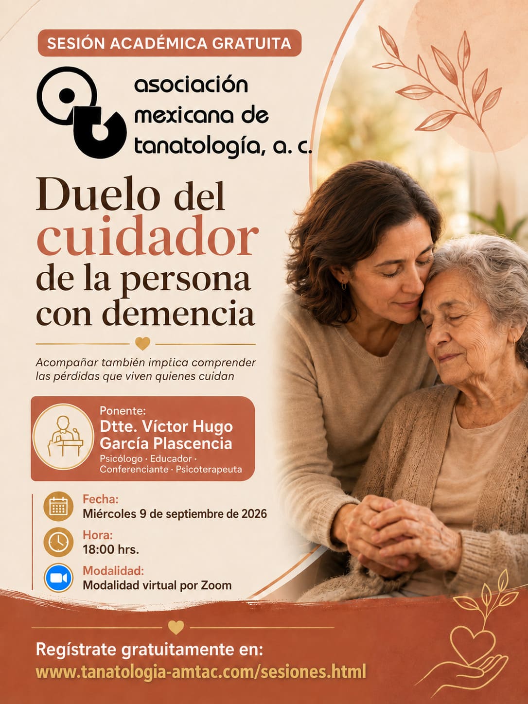 Poster del curso CUANDO EL FUTURO SE DESVANECE, LA IDEA SUICIDA EN EL ADOLESCENTE: SEÑALES, ESCUCHA Y ACOMPAÑAMIENTO